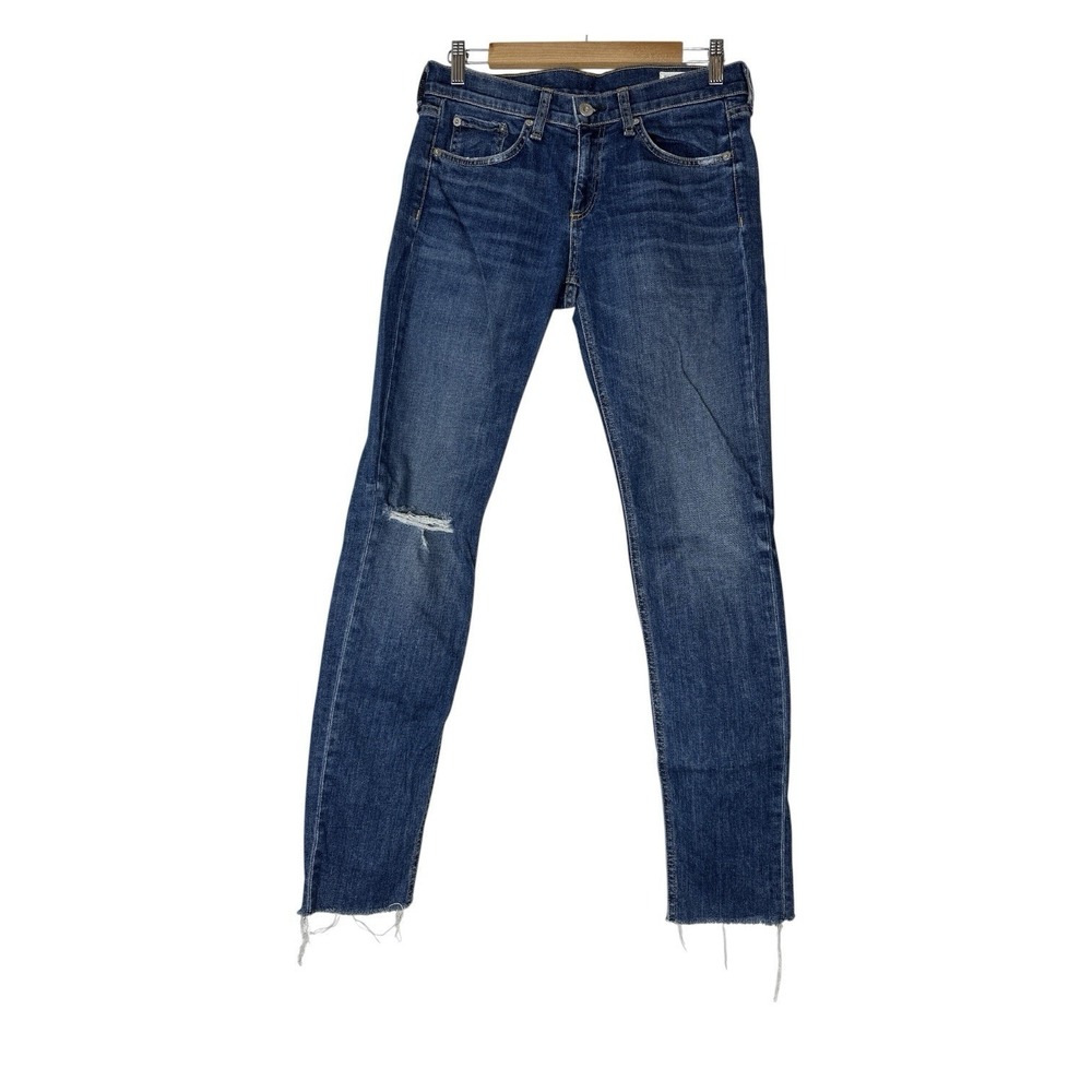 Rag & bone Jeans Women's Size 26 Blue Skinny Stretch‎ Classic